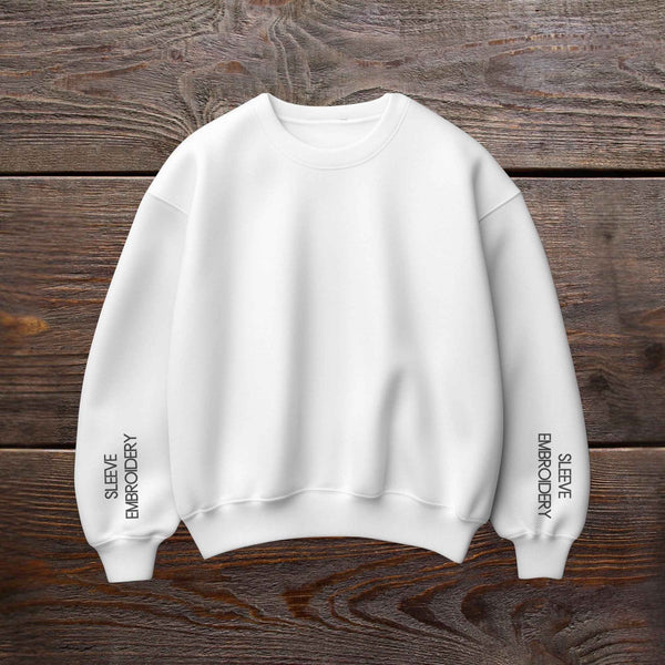 Add-On Wrist Embroidery for Adult Sweatshirts And Hoodies
