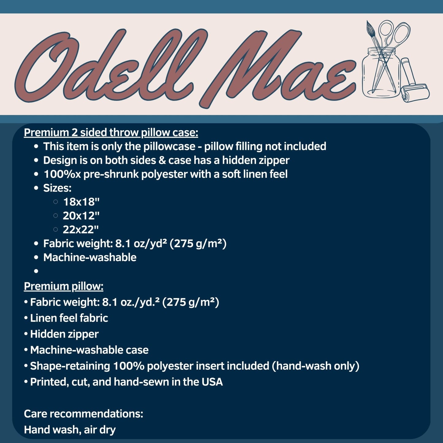 Custom Family Name Throw Pillow - Aphantastic Designs