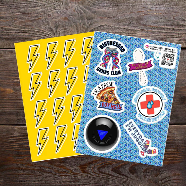 Custom Vinyl Die Cut Sticker Sheet