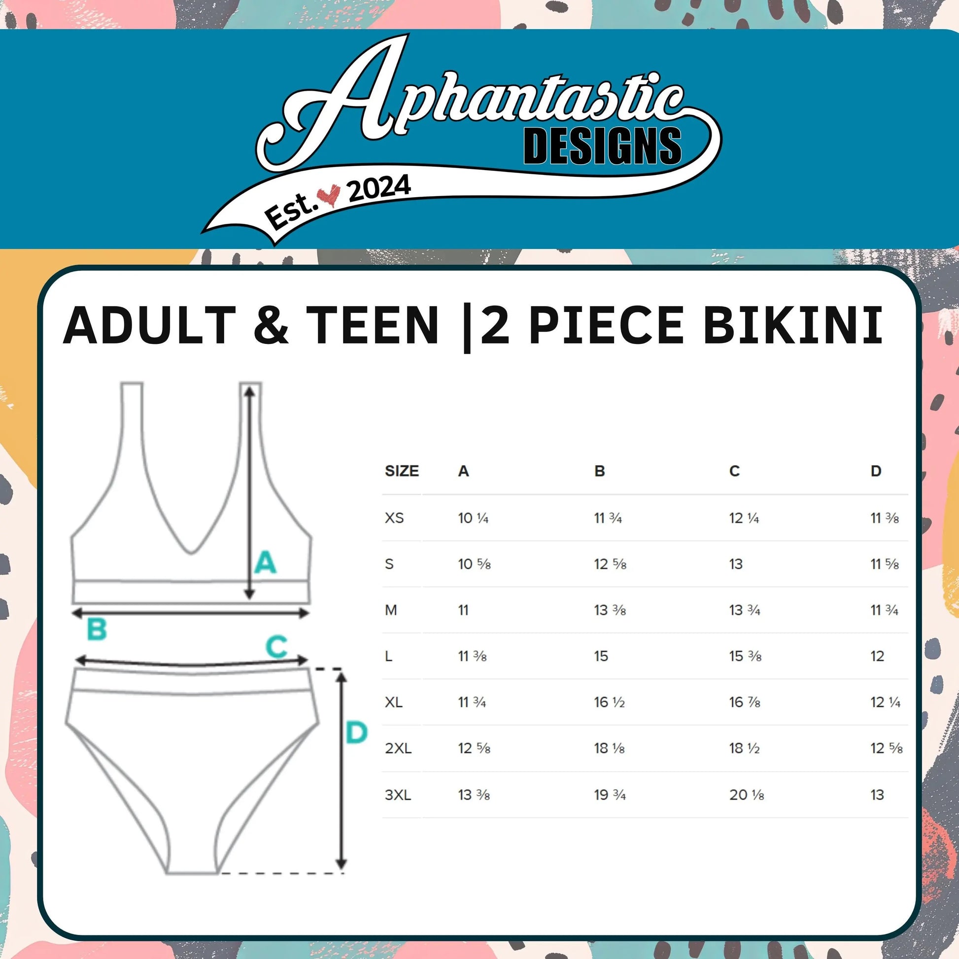 Cute Watermelon High Waisted Bikini or String Bikini Set Festival Teen Preteen Womens Swimsuit Recycled UPF 50+ Sun Protection 2XS–6XL Plus Aphantastic Designs