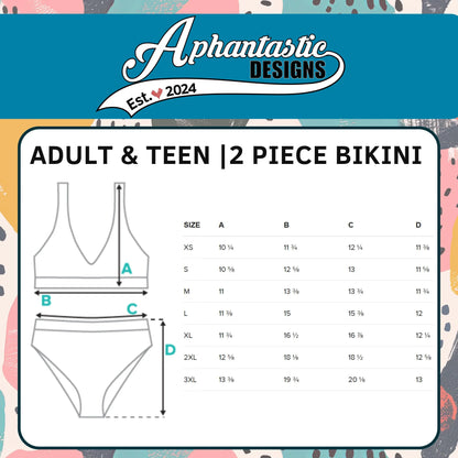 Cute Watermelon High Waisted Bikini or String Bikini Set Festival Teen Preteen Womens Swimsuit Recycled UPF 50+ Sun Protection 2XS–6XL Plus Aphantastic Designs