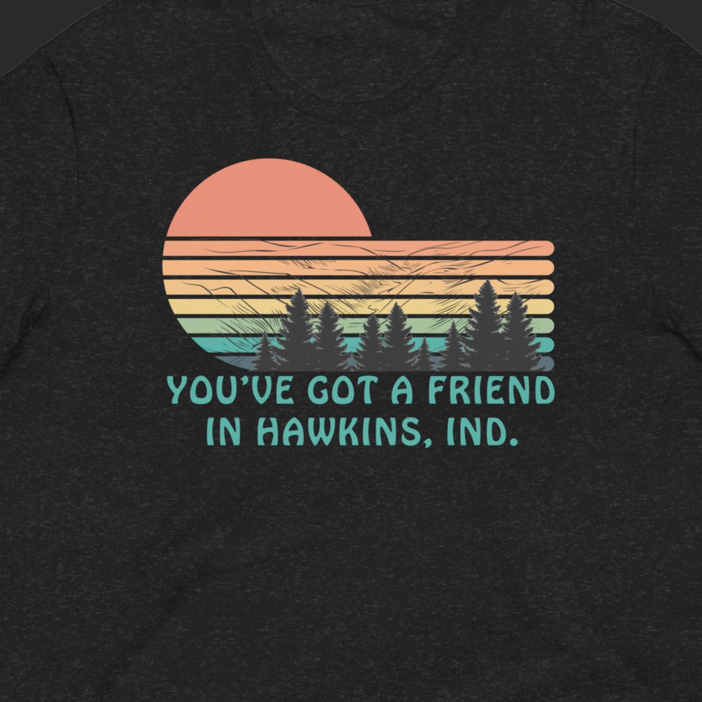 Retro Hawkins Indiana T-Shirt | Baby Toddler Adult Aphantastic Designs