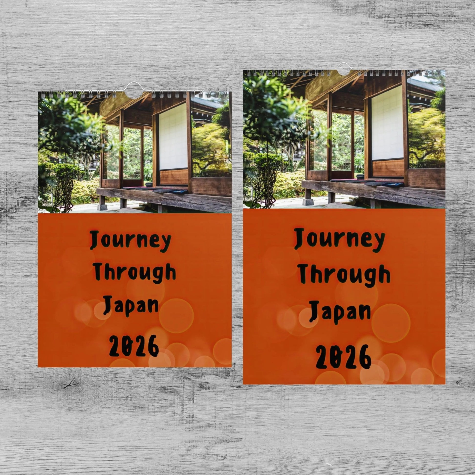 2026 Journey In Japan Photo Art Calendar Japanese Zen Hanging Wall Calendar - Aphantastic Designs