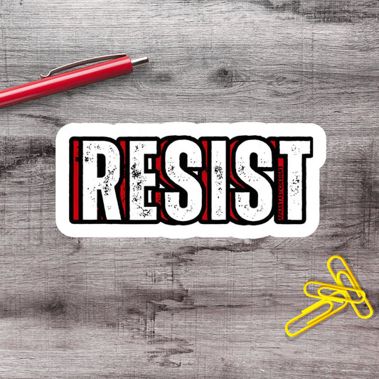 2-6 Inch Resist Anti Trump Political Protest Vinyl Sticker Aphantastic Designs