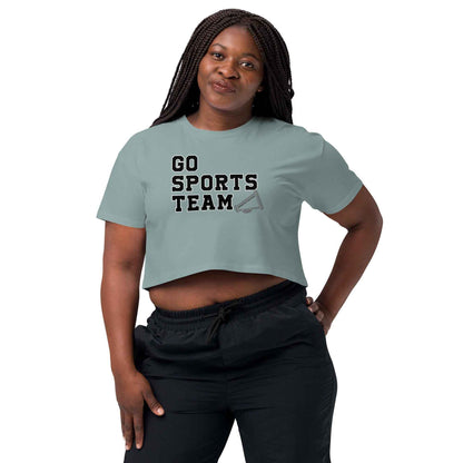 Go Sports Team baby tee crop top