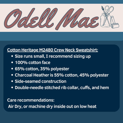 Custom Printed Sweatshirt Cozy Personalized Matching Your Text Gift | Adult Sƒ??3XL