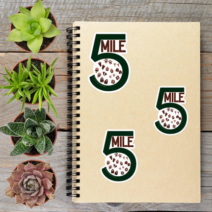 2-6 Inch Vinyl Five Mile Spokane Sticker Washington PNW Good Neighbor Decal | 1–250 Count Aphantastic Designs