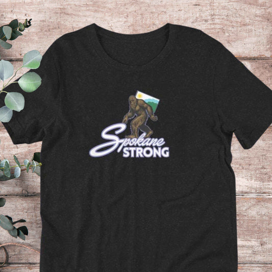 Spokane Strong Wildfire Relief Bigfoot T-Shirt | Baby Toddler Adult