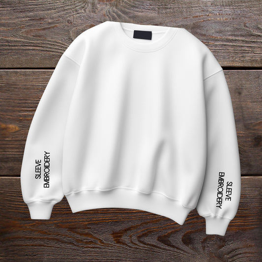 Add On Sleeve Embroidery for Any of My Embroidered Adult Sweatshirts