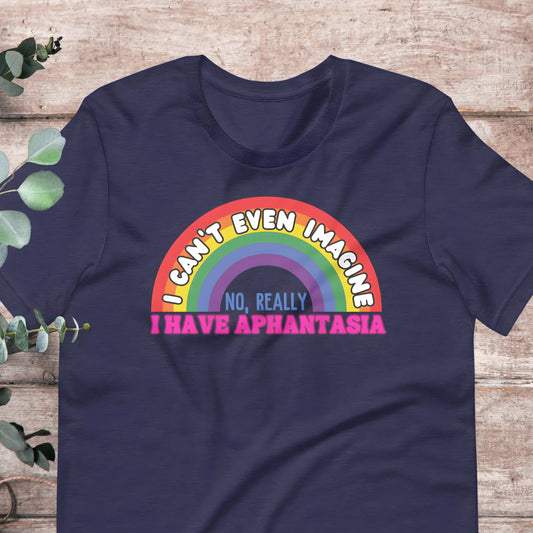 Aphantasia Awareness Rainbow T-Shirt | Baby Toddler Adult Aphantastic Designs