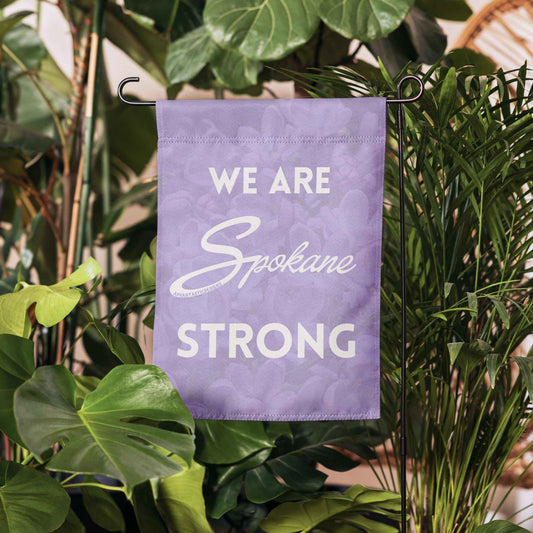 Spokane Strong Lilac Garden Flag