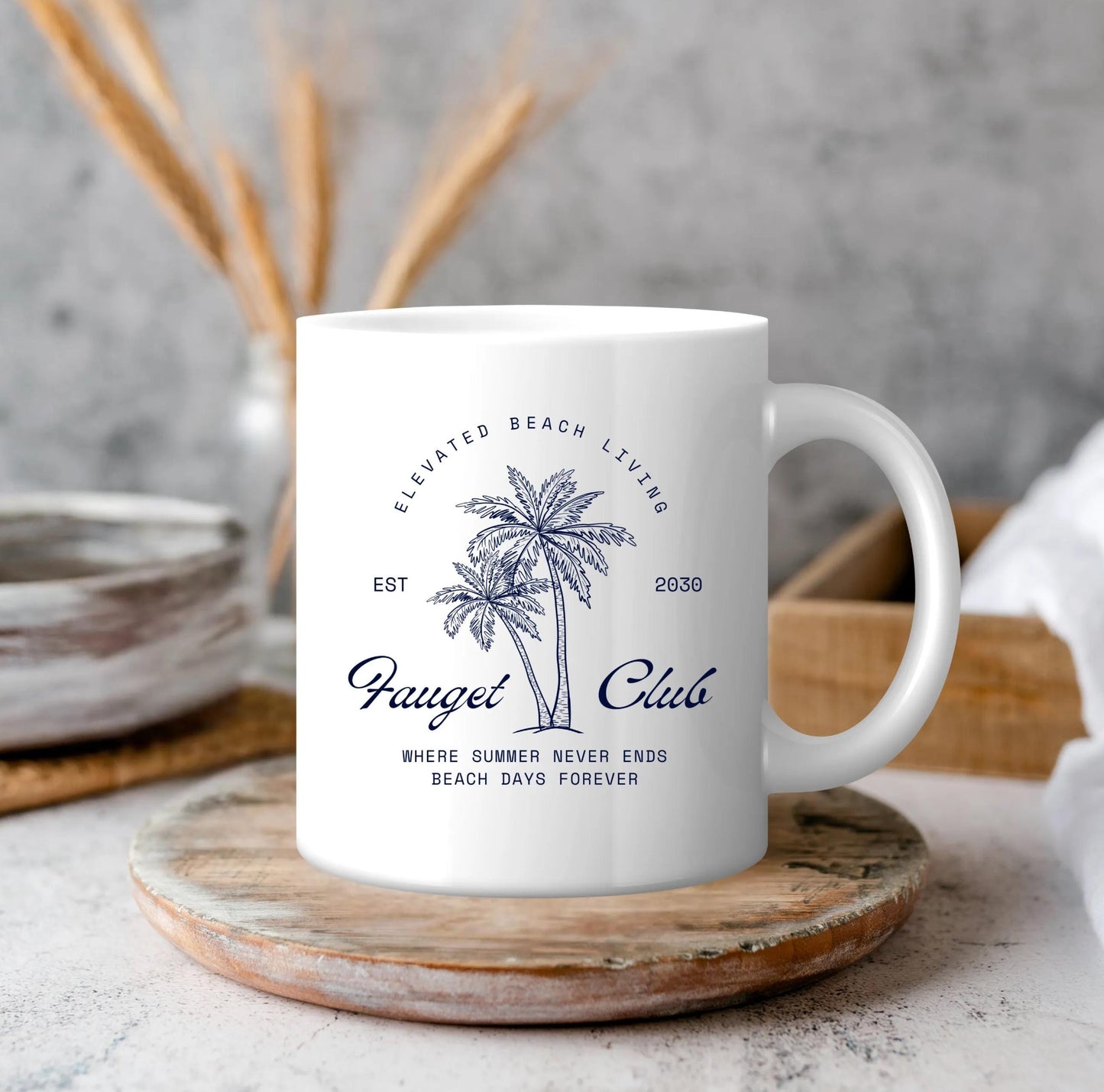 Custom Coffee Mug: White Ceramic, Left-Handed Friendly (11 oz 15 oz 20 oz)