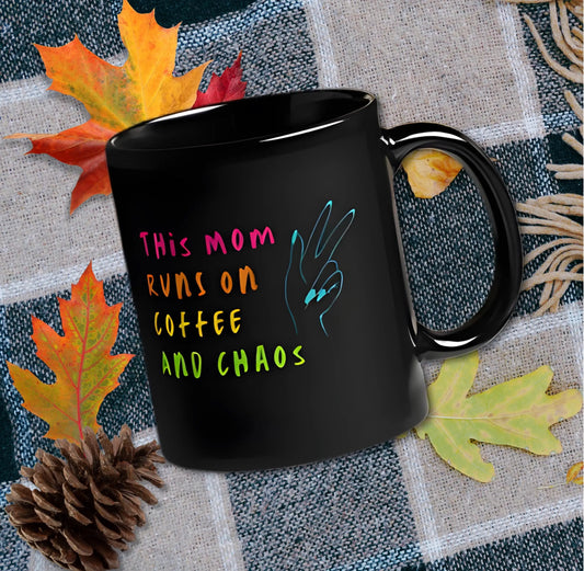 11 oz 15 oz | Funny Neon Ceramic Coffee Lover Mug Mothers Day Mom Mommy Mamma Mum Baby Shower Gift Momlife| Dishwasher Safe Left Handed Mug Aphantastic Designs