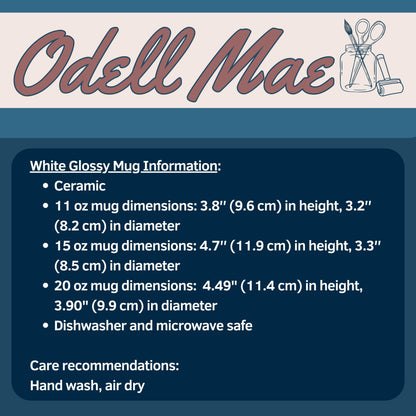 Write In To-Do List Left Handed Coffee Mug: Dishwasher Safe (11, 15, 20 oz)