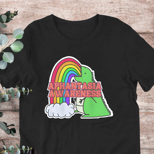 Aphantasia Awareness Dinosaur T-Shirt | Baby Toddler Adult Aphantastic Designs