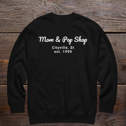 Custom Printed Sweatshirt Cozy Personalized Matching Your Text Gift | Adult Sƒ??3XL