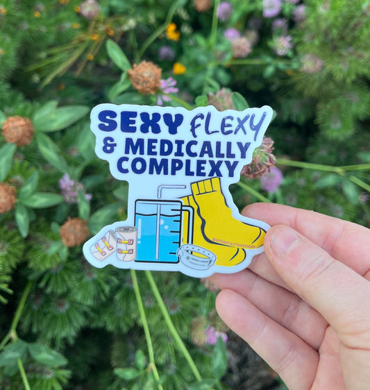 Sexy Flexy Medically Complexy Vinyl Sticker