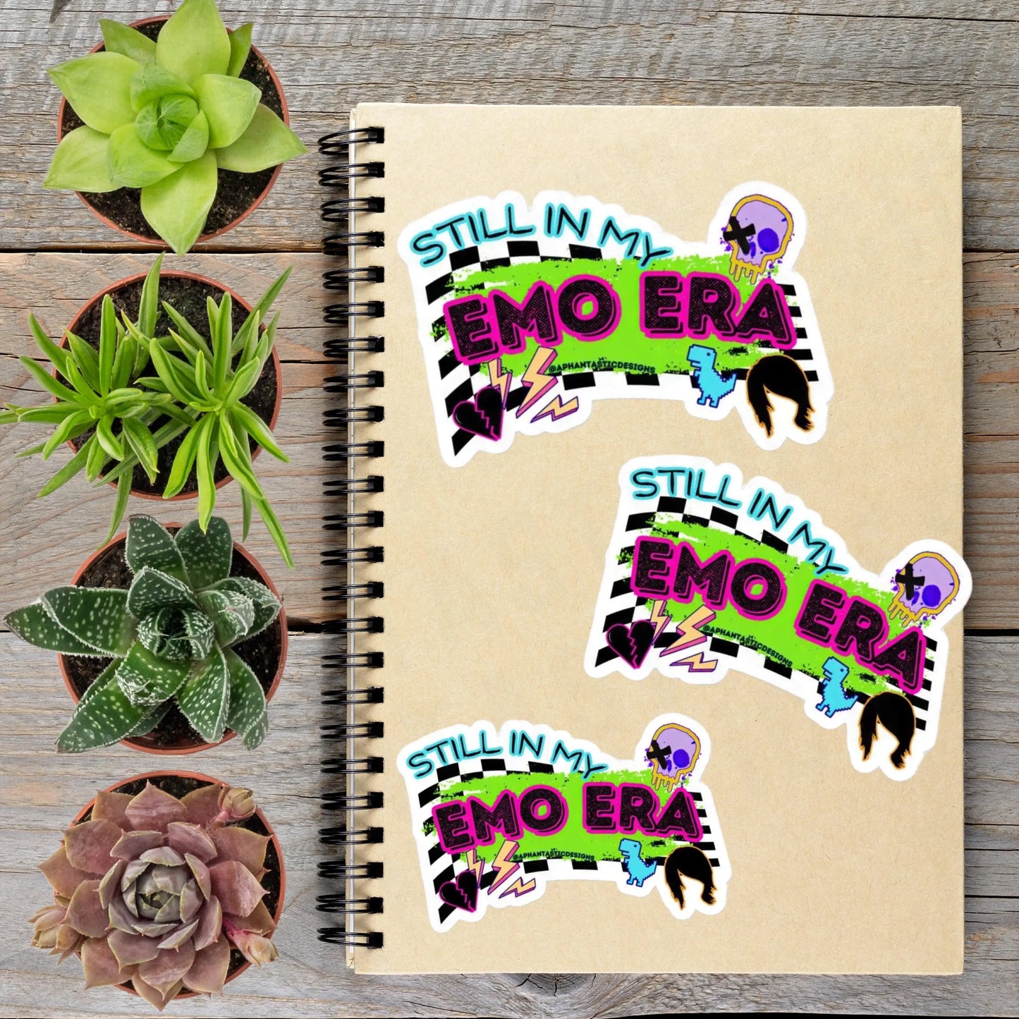 2-6 Inch Still In My Emo Era Vinyl Sticker Aphantastic Designs