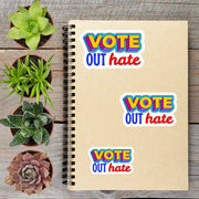 Vote Out Hate Vinyl Sticker