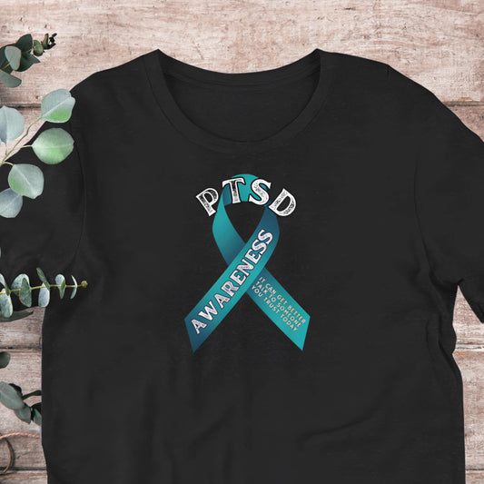PTSD Awareness Ribbon T-Shirt | Baby Toddler Adult Aphantastic Designs