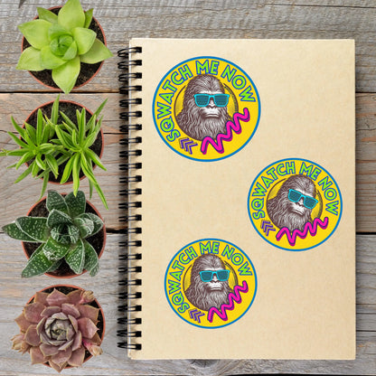 2-6 Inch Rad Bigfoot PNW Sasquatch Vinyl Sticker Aphantastic Designs