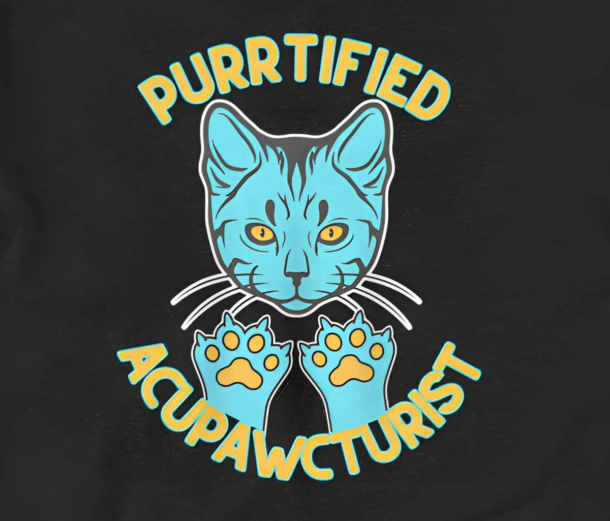 Acupuncture Cat T-Shirt - Aphantastic Designs