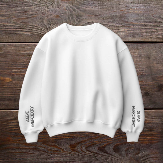 Add-On Wrist Embroidery for Adult Sweatshirts And Hoodies