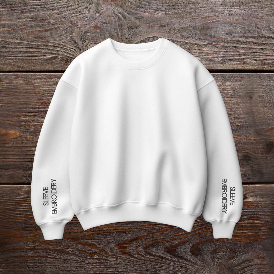 Add-On Wrist Embroidery for Adult Sweatshirts And Hoodies