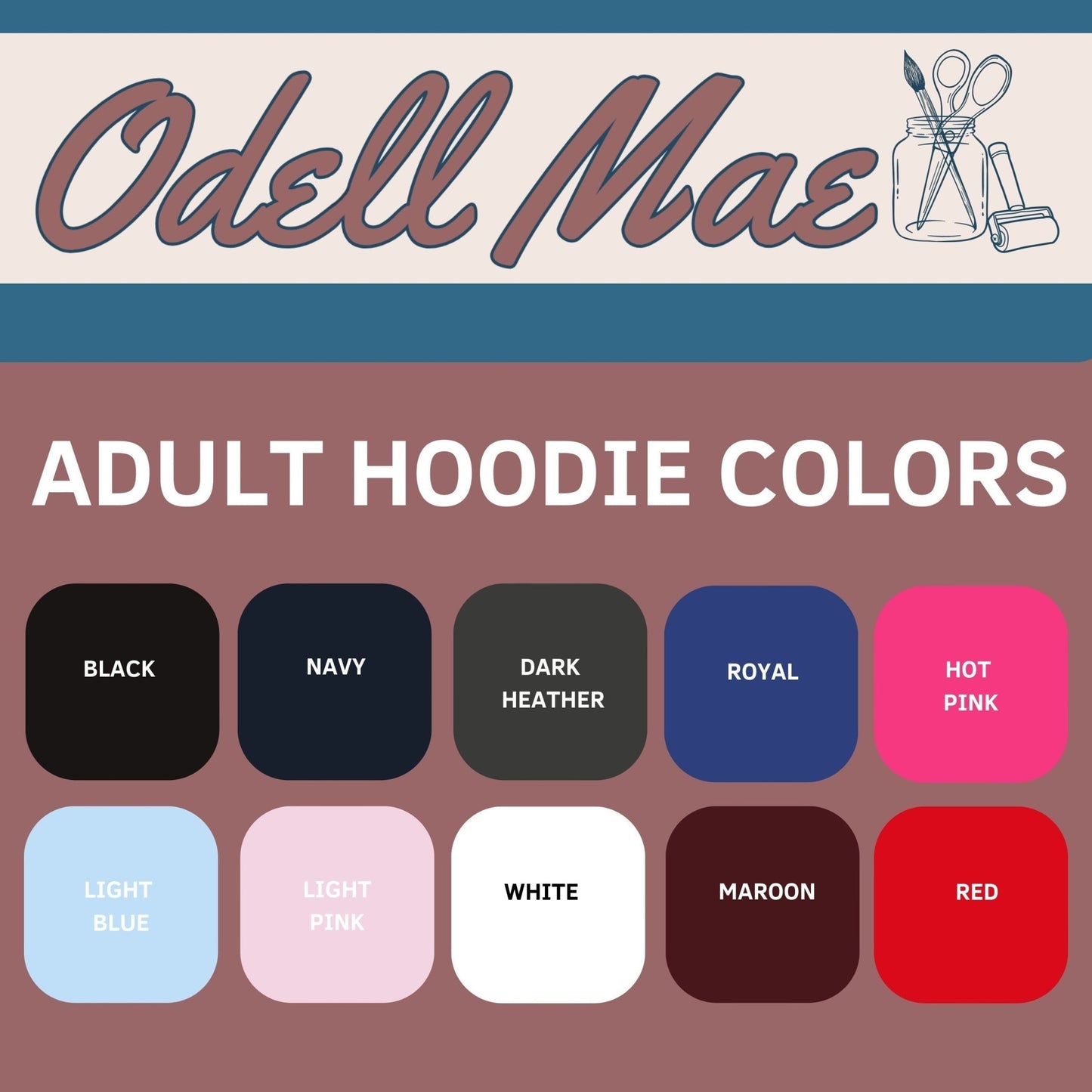 Adult Custom Embroidered Hoodie - Aphantastic Designs