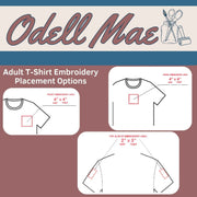 Adult Custom Embroidered T-Shirt