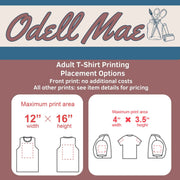 Adult Custom Printed T-Shirts