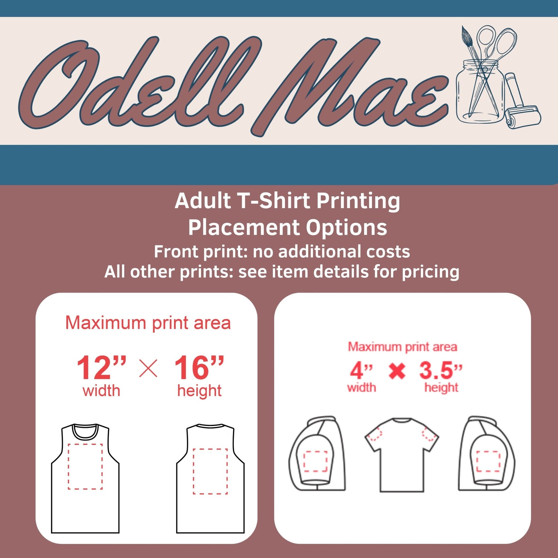 Adult Custom Printed T-Shirts - Aphantastic Designs