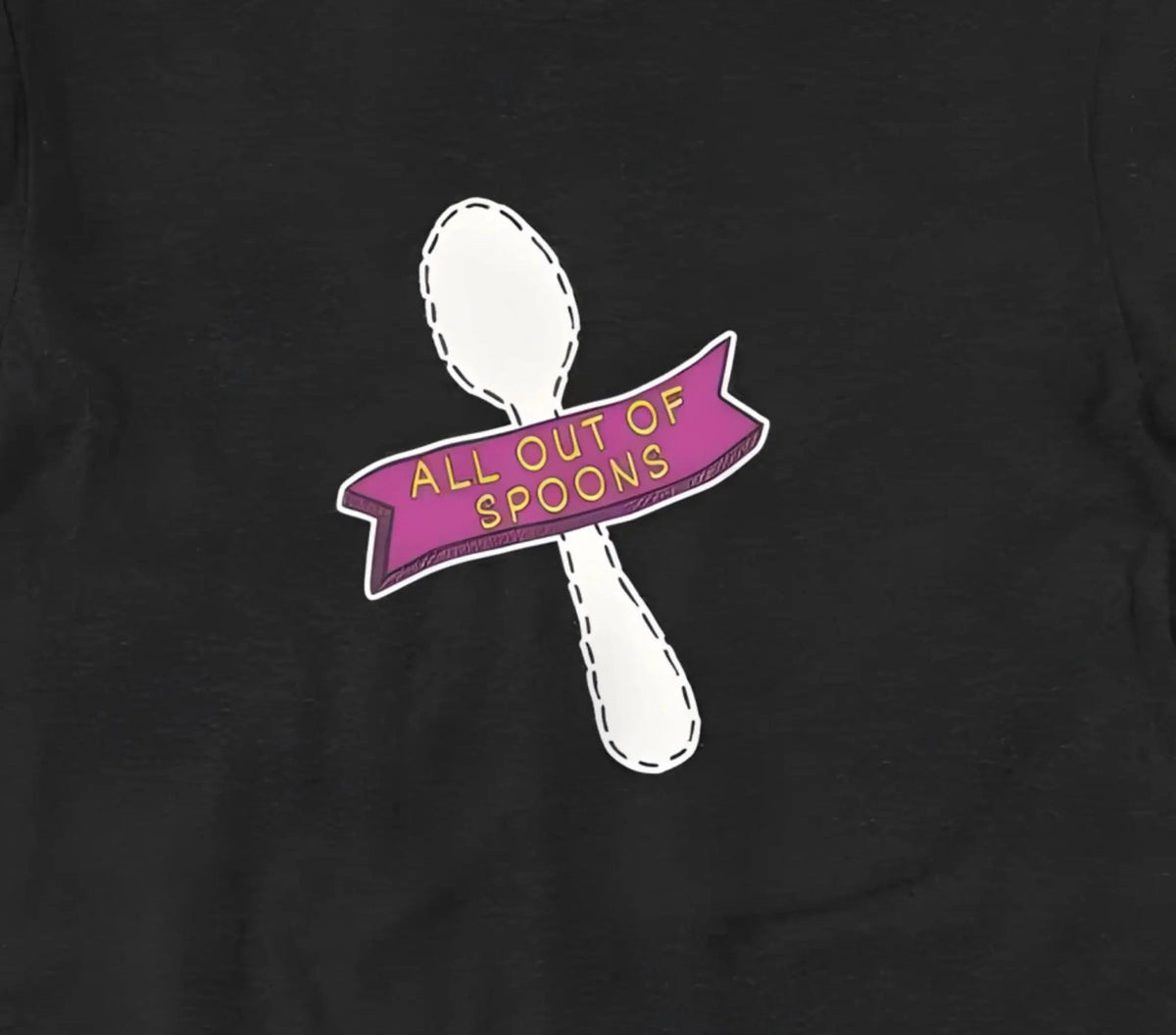 All Out Of Spoons | Baby Toddler Adult - Aphantastic Designs