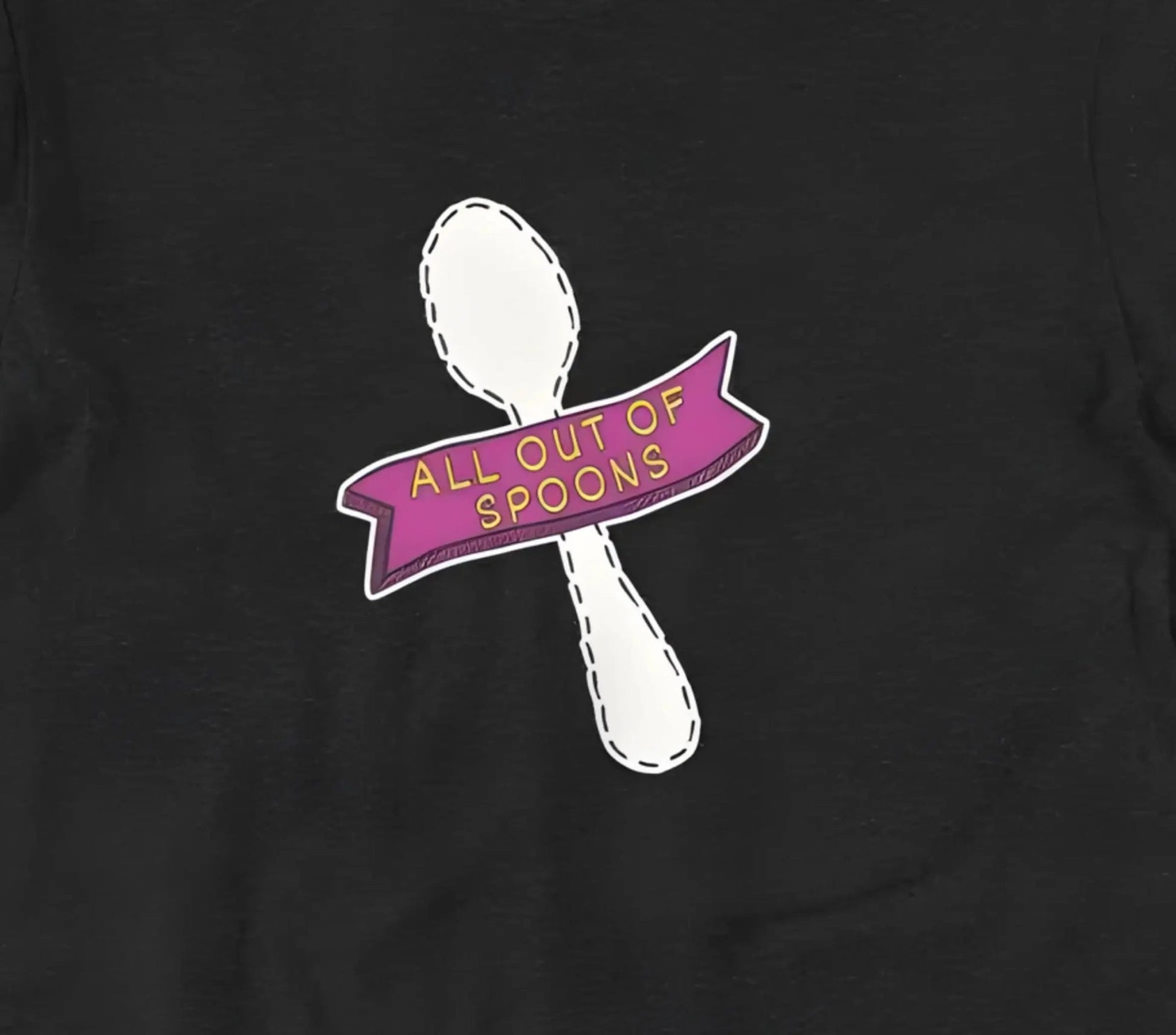 All Out Of Spoons | Baby Toddler Adult - Aphantastic Designs