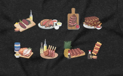 American BBQ T-Shirt | Baby Toddler Adult - Aphantastic Designs