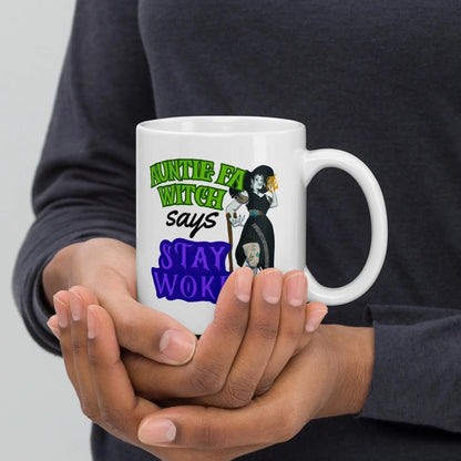 The image is a promotional graphic for a company called "Aphantastic Designs". It features a black sweatshirt with a cat design, a water bottle with stickers, and a plant in a white pot. The text above the image reads "I've tested multiple vendors to find the best premium products around!"