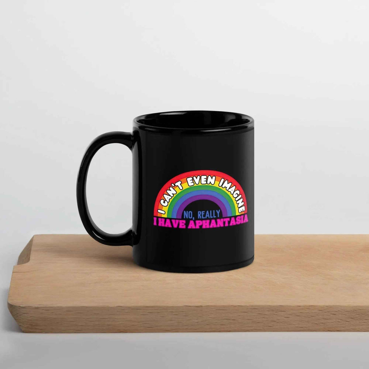 Aphantasia Awareness Rainbow Mug