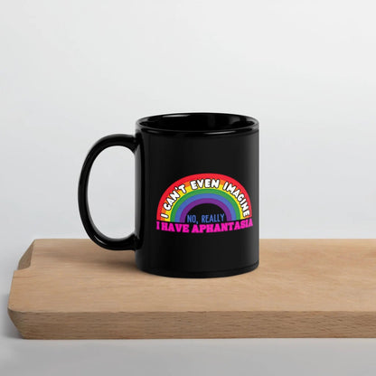 Aphantasia Awareness Rainbow Mug | Ceramic, Left Hand Friendly, & Dishwasher Safe - Aphantastic Designs