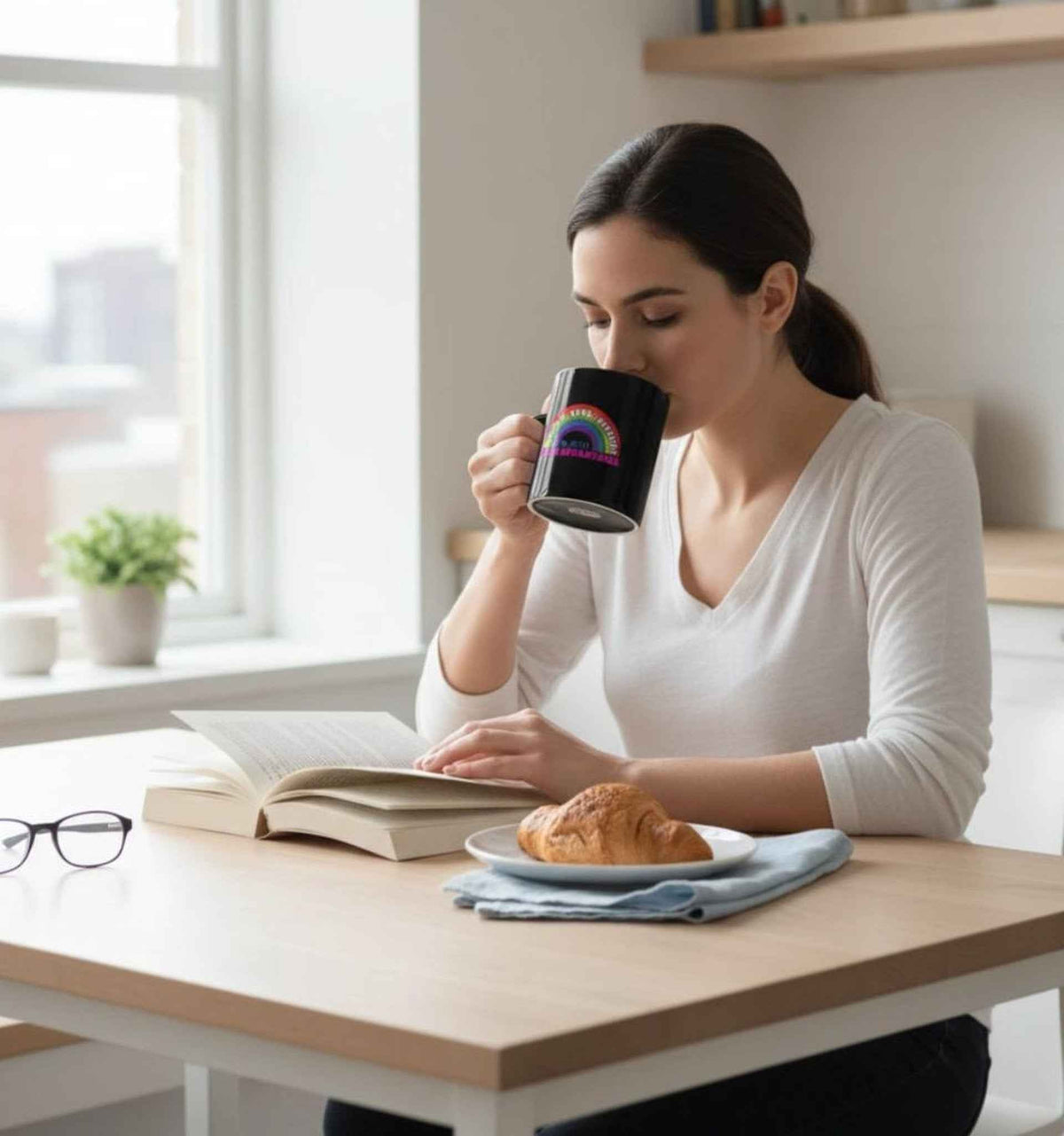 Aphantasia Awareness Rainbow Mug