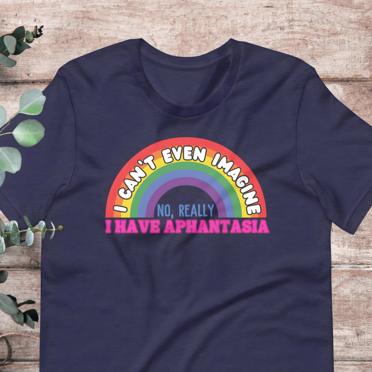 Aphantasia Awareness Rainbow T-Shirt | Baby Toddler Adult - Aphantastic Designs