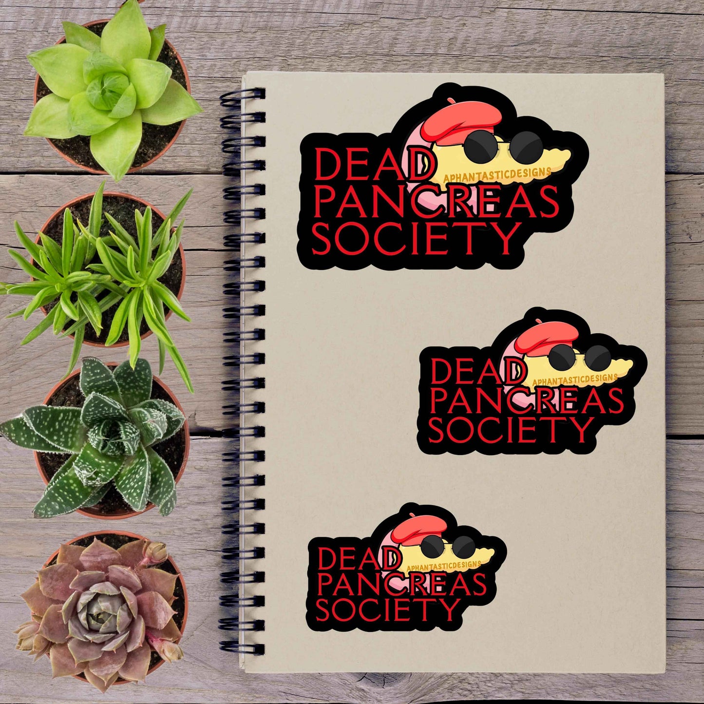 Dead Pancreas Society Diabetes Vinyl Sticker