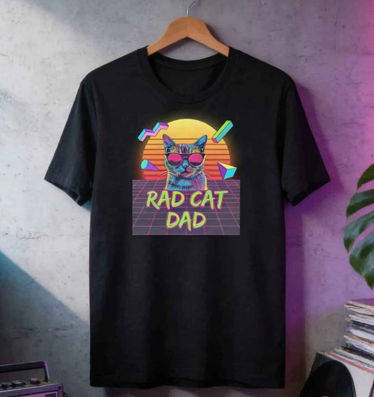 Rad Cat Dad T-Shirt