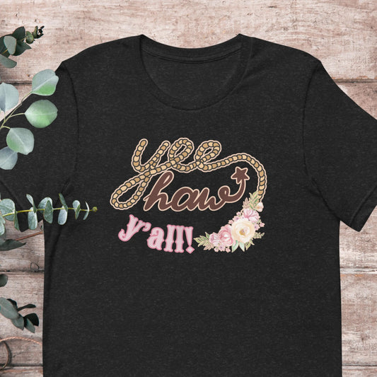 Yee Haw Y'all Country Western T-Shirt | Baby Toddler Adult Aphantastic Designs