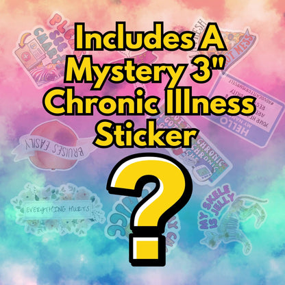 2026 Symptom Tracking Journal for Chronic Pain & Illness Health Tracker Calendar Journal + Mystery 3" Sticker Aphantastic Designs