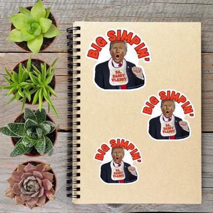 Big Simpin Anti Trump Political Protest Vinyl Sticker | LIMITED RUN - Aphantastic Designs