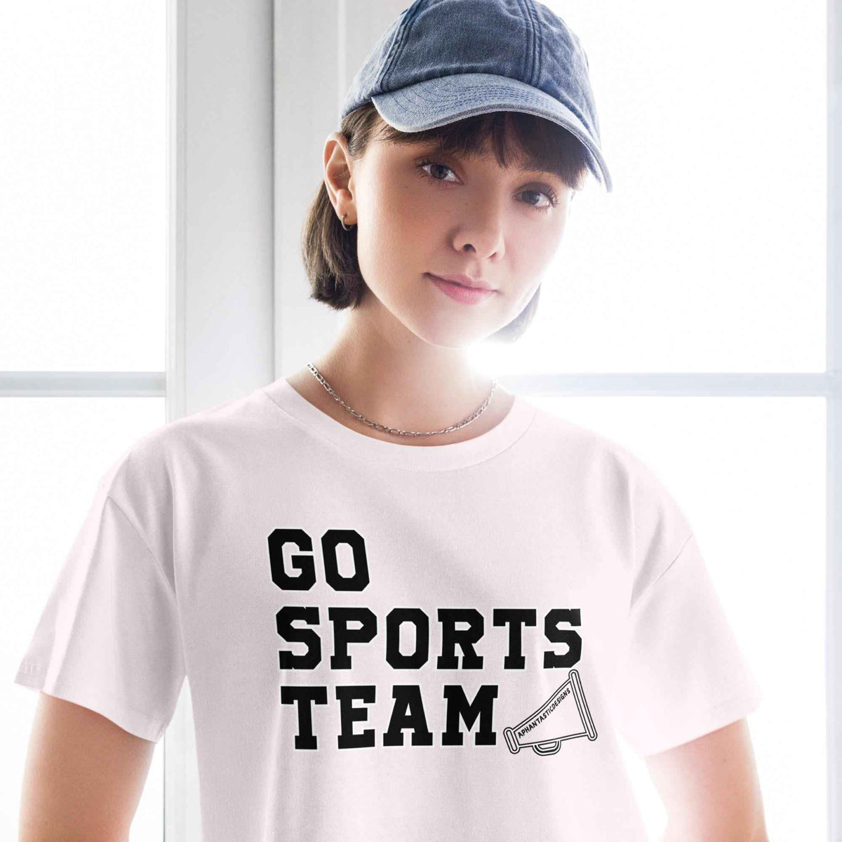 Go Sports Team baby tee crop top