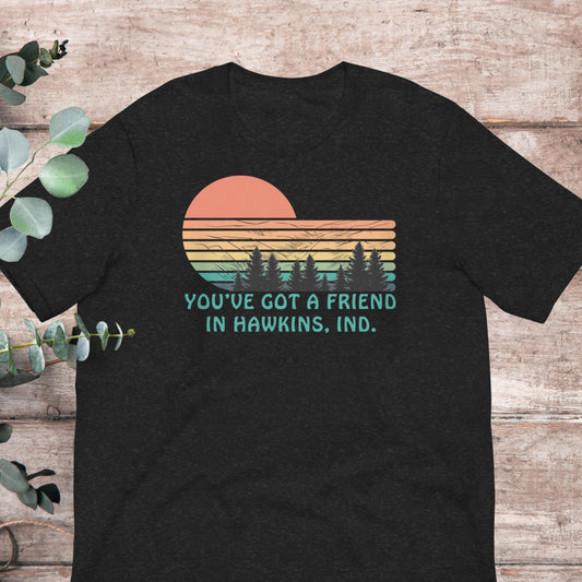 Retro Hawkins Indiana T-Shirt | Baby Toddler Adult Aphantastic Designs