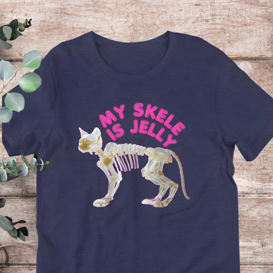 My Skele Is Jelly Cat T-Shirt | Baby Toddler Adult Aphantastic Designs