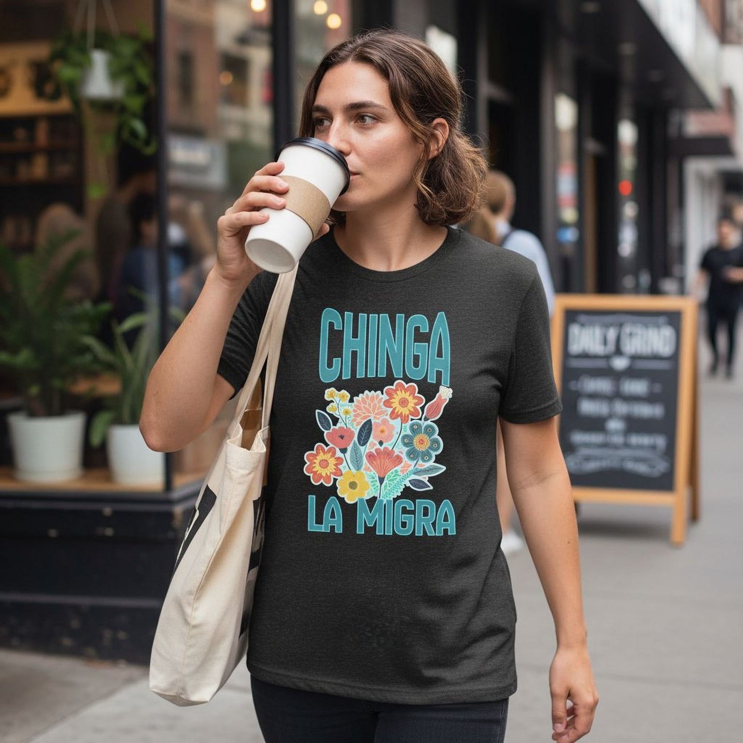 Chinga La Migra T-Shirt - Aphantastic Designs