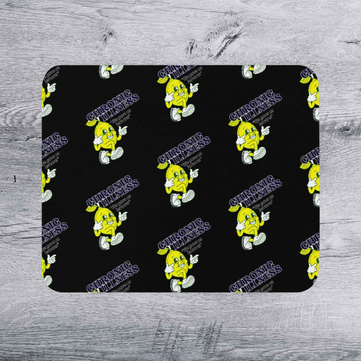 Chronic Illness Lemon Disabled Life Gaming Mouse Pad Deskmat | 4 SIZES